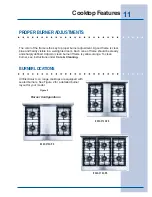 Preview for 11 page of Electrolux E30GF74GPS - 30" Pro-Style Gas Range Use And Care Manual