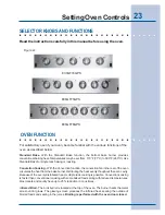 Preview for 23 page of Electrolux E30GF74GPS - 30" Pro-Style Gas Range Use And Care Manual