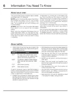 Preview for 6 page of Electrolux E30MO75HPSA Use & Care Manual