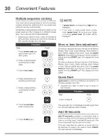 Preview for 30 page of Electrolux E30MO75HPSA Use & Care Manual