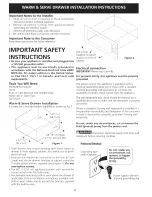 Preview for 2 page of Electrolux E30WD75GPS3 Installation Instructions Manual