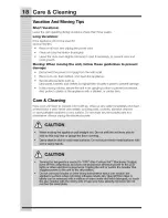 Preview for 18 page of Electrolux E32AF85PQSA Use & Care Manual