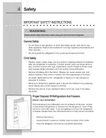 Preview for 4 page of Electrolux E32AR75GTT - Icon - Refrigerator Use & Care Manual