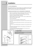 Preview for 8 page of Electrolux E32AR75GTT - Icon - Refrigerator Use & Care Manual