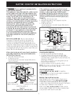 Preview for 5 page of Electrolux E36EC75HSS - 36" Pro-Style Slide-In Electric Rangetop Installation Instructions Manual