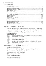 Preview for 2 page of Electrolux E772F402BI User Manual