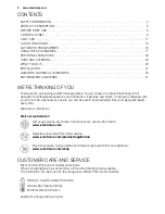 Preview for 2 page of Electrolux EBGL70 User Manual