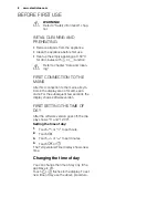 Preview for 8 page of Electrolux EBGL70 User Manual