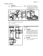 Preview for 27 page of Electrolux EBGL70 User Manual