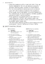 Preview for 4 page of Electrolux EC1105AOW User Manual