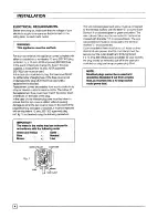 Preview for 4 page of Electrolux EC3206N Instructions For Installation And Use Manual