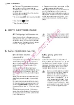 Preview for 62 page of Electrolux EC3340AOW User Manual