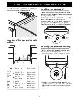 Preview for 5 page of Electrolux ECFG3068AS Installation Instructions Manual