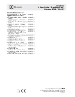 Preview for 2 page of Electrolux ecostore RE471FF Specifications