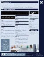 Preview for 2 page of Electrolux EDSH4944AS Quick Start Manual