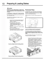 Preview for 10 page of Electrolux EDW7505HPS - Semi-Integrated Dishwasher With 5 Wash Cycles Care Manual