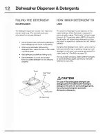 Preview for 12 page of Electrolux EDW7505HPS - Semi-Integrated Dishwasher With 5 Wash Cycles Care Manual