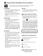 Preview for 3 page of Electrolux EEH Instruction Book