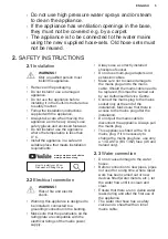 Preview for 5 page of Electrolux EEQ67410W User Manual