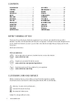 Preview for 2 page of Electrolux EEWA7800 Instruction Book