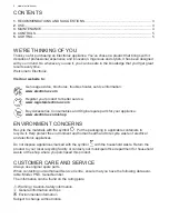 Preview for 2 page of Electrolux EFC316X User Manual