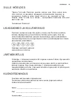 Preview for 39 page of Electrolux EFC60151X Instructions For Use Manual