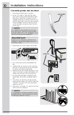 Preview for 10 page of Electrolux EFLS617STT Installation Instructions Manual