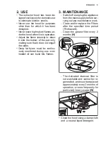 Preview for 5 page of Electrolux EFT7041W User Manual