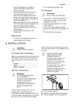 Preview for 7 page of Electrolux EGH6343BOX User Manual