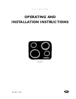 Electrolux EHS 601 P Operating And Installation Instructions preview