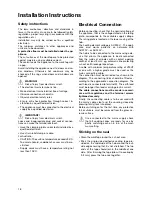 Preview for 18 page of Electrolux EHS 8671 P Installation And Operating Instructions Manual