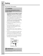 Preview for 4 page of Electrolux EI23BC35KB4 Use And Care Manual