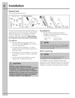 Preview for 6 page of Electrolux EI23BC35KB4 Use And Care Manual