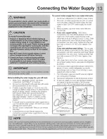 Preview for 13 page of Electrolux EI23BC35KB4 Use And Care Manual