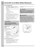 Preview for 20 page of Electrolux EI23BC35KB4 Use And Care Manual