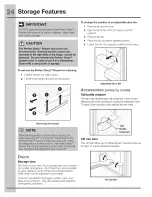 Preview for 24 page of Electrolux EI23BC35KB4 Use And Care Manual