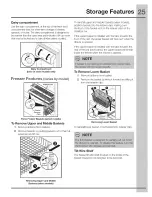 Preview for 25 page of Electrolux EI23BC35KB4 Use And Care Manual