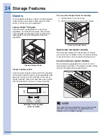 Preview for 24 page of Electrolux EI23BC65KS Use And Care Manual