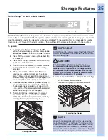 Preview for 25 page of Electrolux EI23BC65KS Use And Care Manual