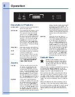 Preview for 8 page of Electrolux EI24RD65 Use And Care Manual