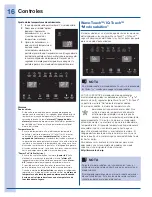 Preview for 16 page of Electrolux EI27BS26JB (Spanish) Guía De Uso Y Cuidado