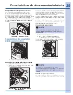 Preview for 25 page of Electrolux EI27BS26JB (Spanish) Guía De Uso Y Cuidado