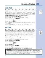 Preview for 23 page of Electrolux EI30ES55JS Use & Care Manual