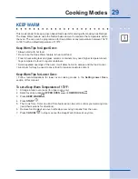 Preview for 29 page of Electrolux EI30ES55JS Use & Care Manual