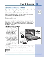 Preview for 39 page of Electrolux EI30ES55JS Use & Care Manual