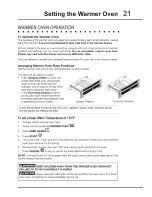 Preview for 21 page of Electrolux EI30ES55JSB Use & Care Manual