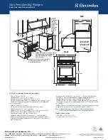 Preview for 2 page of Electrolux EI30GF55G - 30" Gas Range Specifications