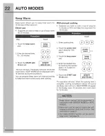 Preview for 22 page of Electrolux EI30SM55JBA Use & Care Manual