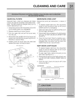 Preview for 31 page of Electrolux EI30SM55JBA Use & Care Manual