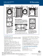 Preview for 2 page of Electrolux EIFLW55H MB Specifications